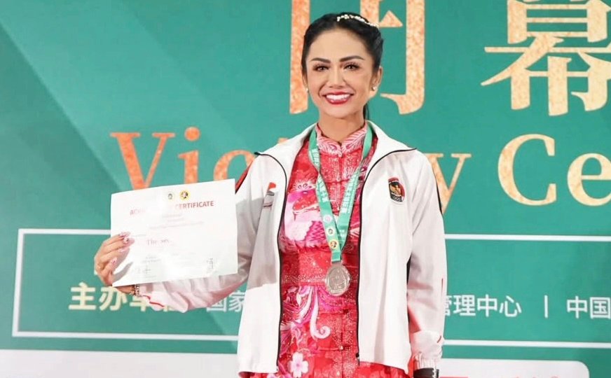 Krisdayanti Raih Medali Perak di Kejuaraan Dunia Wushu 2025