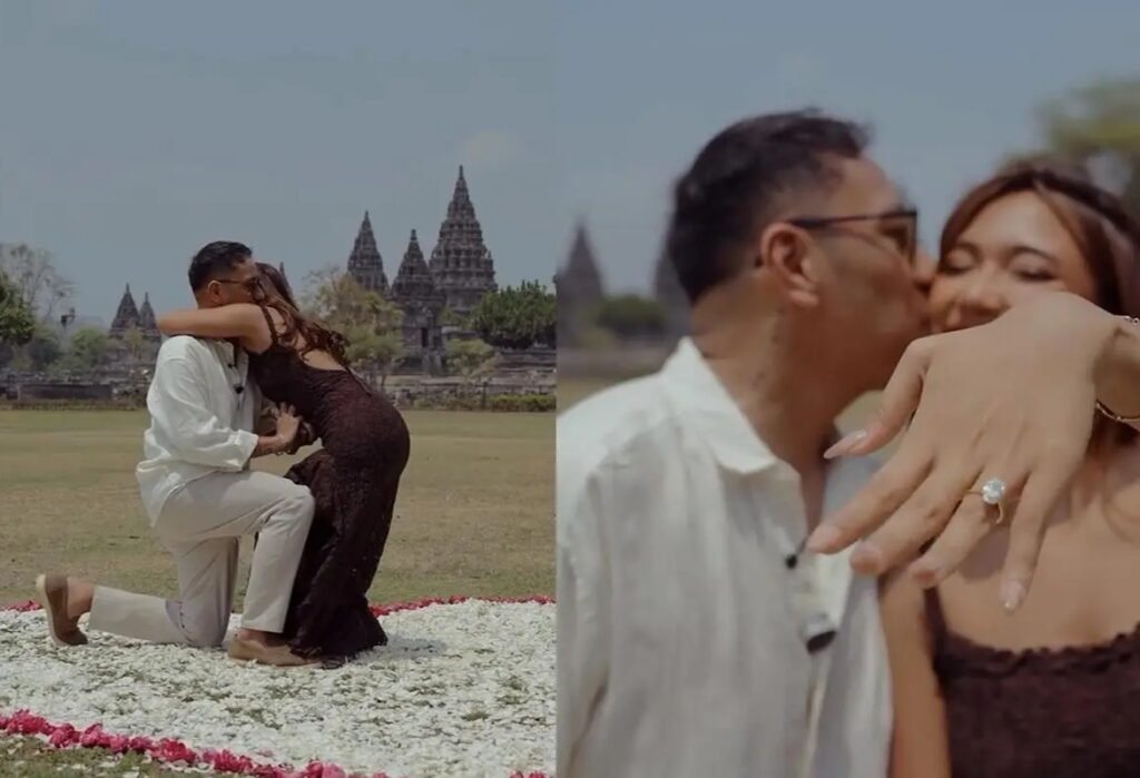 Marion Jola Dilamar Dennis Talakua di Candi Prambanan, Romantis dan Penuh Haru